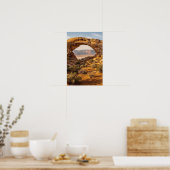 Affiche panoramique de l'arche du désert de grès a (Cuisine)