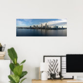 Affiche panoramique de San Diego (Bureau à domicile)