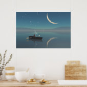 Affiche papier 30" x 24" avec image "paisible" (Cuisine)