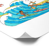 Affiche papier Surf & Waves (semi-brillant) (Coin)