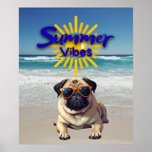 Affiche papier valeur, impression de chien mignon (Devant)