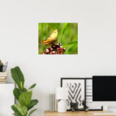 Affiche papillon (Bureau à domicile)
