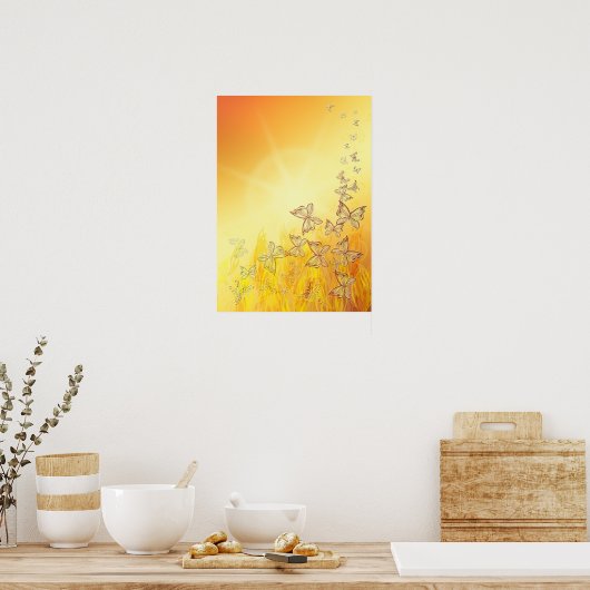 Affiche papillon (Cuisine)