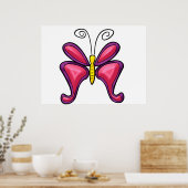 Affiche papillon (Cuisine)