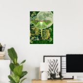 Affiche Papillon de Lune et Lune, Collage de la Na (Bureau à domicile)