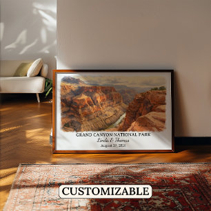 Affiche Parc national du Grand Canyon Arizona
