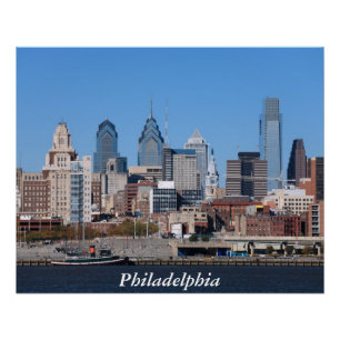 Affiche parfaite d'horizon de Philadelphie