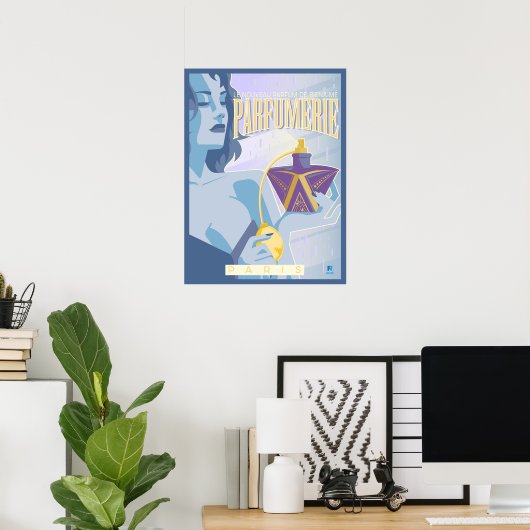 Affiche parfumerie (Bureau à domicile)