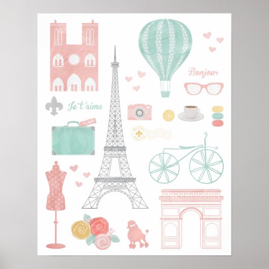 Affiche Paris Travel (Devant)