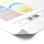 Affiche pastel du Cap Table Mountain Collage Cape  (Coin)