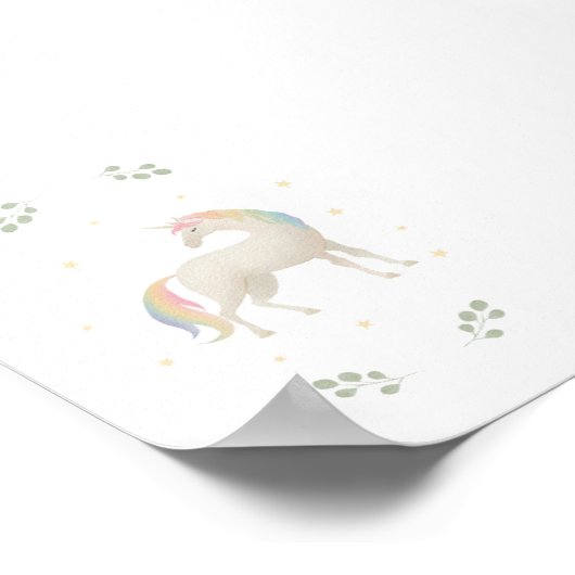 Affiche Pastel Unicorn (Coin)