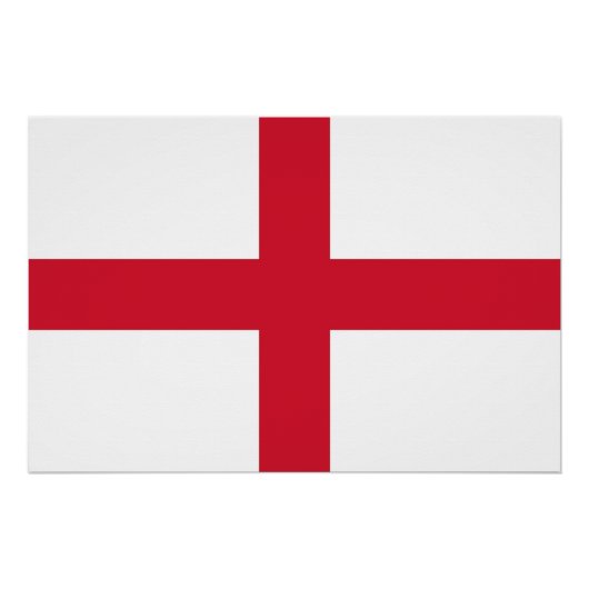 Affiche patriotique avec Drapeau d'Angleterre (Devant)