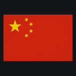 Affiche patriotique avec drapeau de la Chine<br><div class="desc">Ajoutez une déclaration visuelle saisissante à votre espace avec notre affiche exclusive avec le drapeau de la Chine! Réalisée avec des matériaux de qualité, cette affiche est plus qu’un simple décor, c’est une célébration du patrimoine et de la fierté chinois. Le design audacieux met en valeur le drapeau emblématique de...</div>