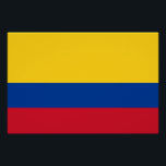 Affiche patriotique avec drapeau de la Colombie<br><div class="desc">Ajoutez une touche de fierté colombienne à votre décor de maison ou de bureau avec notre affiche exclusive avec le drapeau de la Colombie ! Réalisée avec une attention minutieuse aux détails, cette affiche est plus qu’une simple peinture murale, c’est une célébration du riche patrimoine et de la fierté nationale...</div>