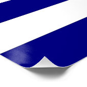 Affiche patriotique avec drapeau de la Grèce (Coin)