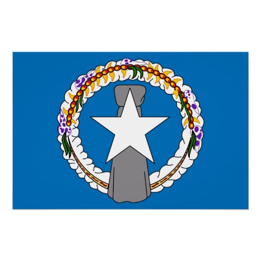 Affiche patriotique avec drapeau de la Mariana du  (Devant)