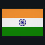 Affiche patriotique avec drapeau de l'Inde<br><div class="desc">Éclairez votre espace avec notre magnifique affiche arborant le drapeau de l'Inde ! Cette affiche magnifiquement conçue est parfaite pour mettre en valeur votre fierté culturelle et ajouter une touche vibrante à toute pièce. Ce superbe design sur le thème de l'Inde affiche en grande partie les couleurs du drapeau indien,...</div>