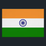 Affiche patriotique avec drapeau de l'Inde<br><div class="desc">Éclairez votre espace avec notre magnifique affiche arborant le drapeau de l'Inde ! Cette affiche magnifiquement conçue est parfaite pour mettre en valeur votre fierté culturelle et ajouter une touche vibrante à toute pièce. Ce superbe design sur le thème de l'Inde affiche en grande partie les couleurs du drapeau indien,...</div>