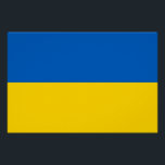 Affiche patriotique avec drapeau de l'Ukraine<br><div class="desc">Ajoutez une touche de fierté ukrainienne à votre décor grâce à notre affiche exclusive arborant le drapeau de l'Ukraine ! Réalisée avec une attention minutieuse aux détails, cette affiche est plus qu’une simple peinture murale, c’est une célébration du patrimoine et de la fierté culturelle de l’Ukraine. Le design dynamique affiche...</div>