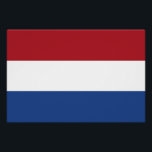 Affiche patriotique avec Drapeau de Pays-Bas<br><div class="desc">Ajoutez une touche de fierté hollandaise à votre espace avec notre magnifique affiche arborant le drapeau de la Pays-Bas ! Cette affiche est plus qu’une simple peinture murale, c’est une célébration vibrante de la culture et du patrimoine hollandais. Le design met en valeur les couleurs audacieuses du drapeau hollandais, créant...</div>