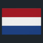 Affiche patriotique avec Drapeau de Pays-Bas<br><div class="desc">Ajoutez une touche de fierté hollandaise à votre espace avec notre magnifique affiche arborant le drapeau de la Pays-Bas ! Cette affiche est plus qu’une simple peinture murale, c’est une célébration vibrante de la culture et du patrimoine hollandais. Le design met en valeur les couleurs audacieuses du drapeau hollandais, créant...</div>