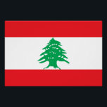 Affiche patriotique avec drapeau du Liban<br><div class="desc">Ajoutez une touche de fierté libanaise à votre décor de maison ou de bureau avec notre affiche exclusive avec le drapeau du Liban ! Réalisée avec une attention minutieuse aux détails, cette affiche est plus qu’une simple pièce décorative, c’est une célébration du riche patrimoine et de la fierté culturelle du...</div>