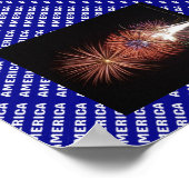 Affiche patriotique Fireworks (Coin)