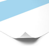 Affiche patriotique murale avec Drapeau de Chicago (Coin)