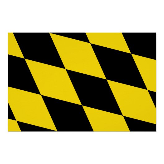 Affiche patriotique murale avec Drapeau de Munich (Devant)