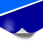 Affiche patriotique murale avec drapeau de Saint-P (Coin)