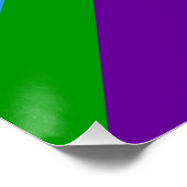 Affiche patriotique murale avec drapeau du Manitou (Coin)