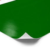 Affiche patriotique, spéciale murale avec Drapeau  (Coin)