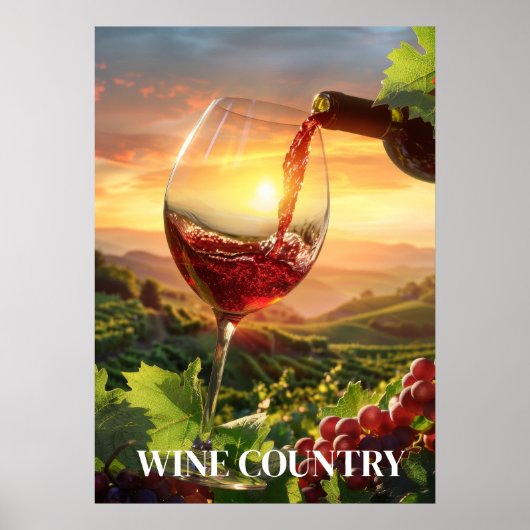 Affiche Pays Vin (Devant)