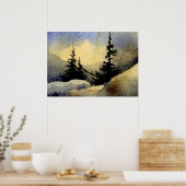 Affiche paysagère "Dawn #1" (Cuisine)