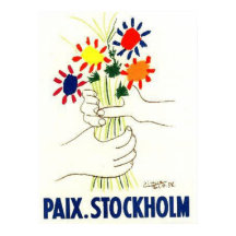 Affiche Peace Stockholm