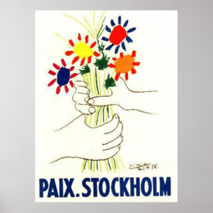 Affiche Peace Stockholm
