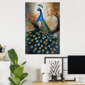 Affiche | Peacock | Peinture (Bureau à domicile)