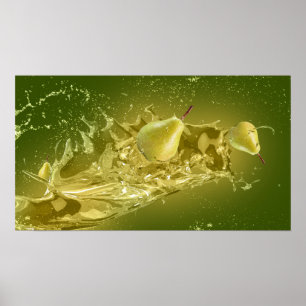 Affiche Pear Splash