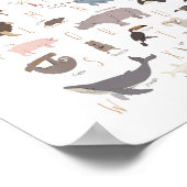 Affiche pédagogique Montessori Alphabet des Animau (Coin)