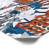 Affiche Peisey-Vallandry Station de ski (Coin)