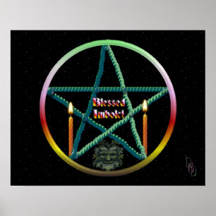 Affiche Pentacle d'Imbolc