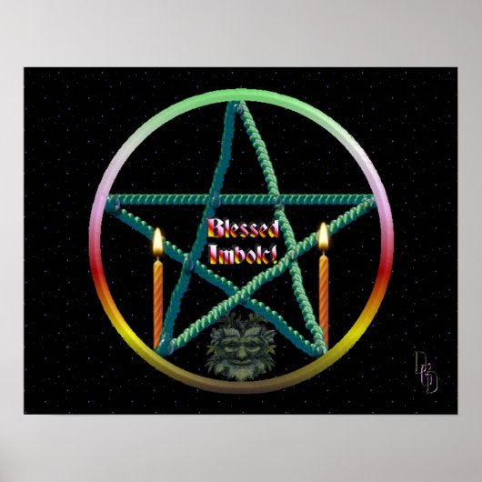 Affiche Pentacle d'Imbolc (Devant)
