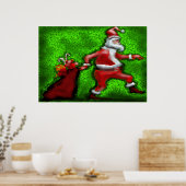 Affiche père Noël (Cuisine)