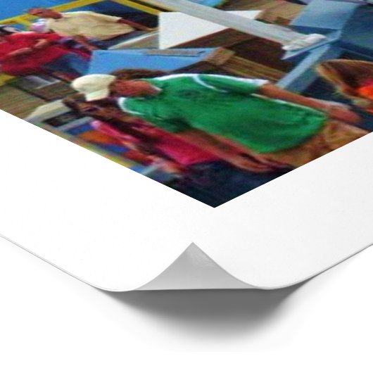 Affiche père Noël MONICA PIER (Coin)