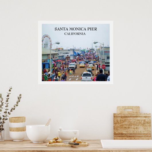 Affiche père Noël MONICA PIER (Cuisine)