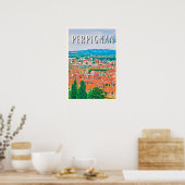 Affiche Perpignan Photo Vintage (Cuisine)