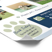 Affiche personnalisable de garde d'animaux de comp (Coin)