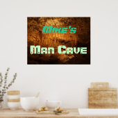 Affiche personnalisable de la Grotte de l'Homme (Cuisine)