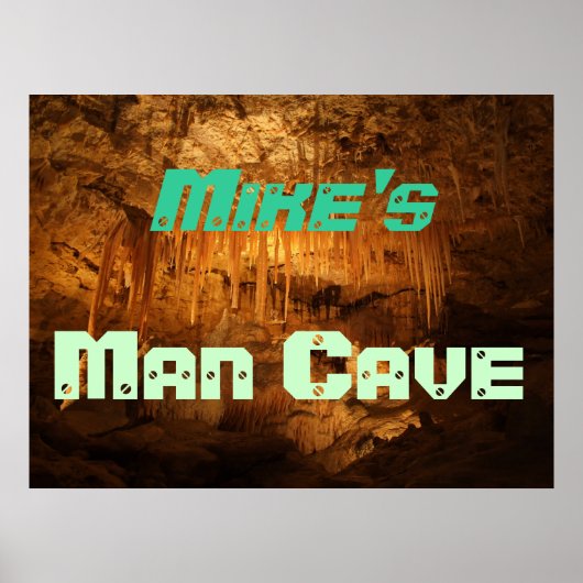 Affiche personnalisable de la Grotte de l'Homme (Devant)