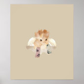 affiche personnalisable tatouage tot chat (Devant)